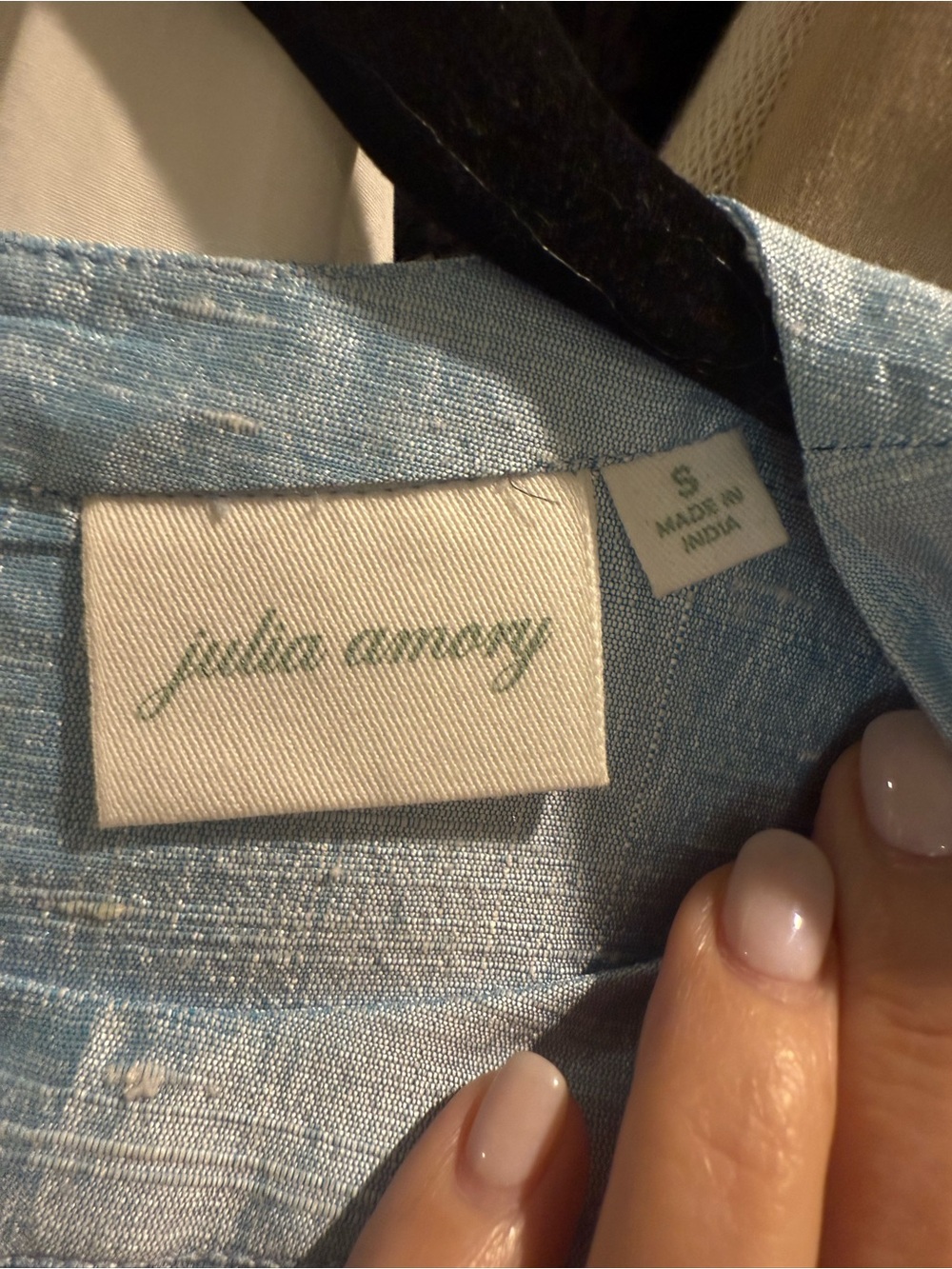 Julia Amory Colorblock Baby Jane - Tiffany  Blue and Cranberry - Picture 3 of 6